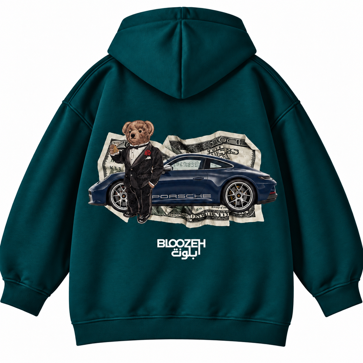 Polo bear with 911 and cash