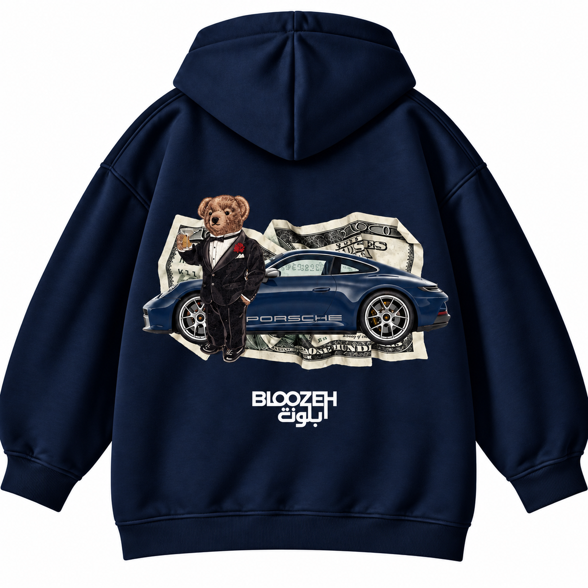 Polo bear with 911 and cash