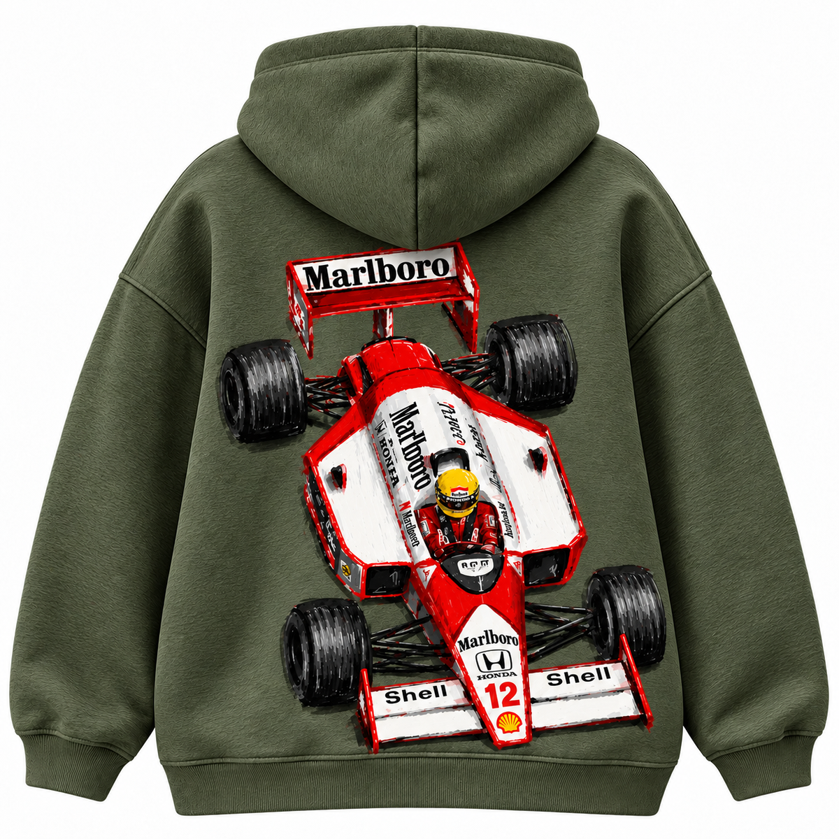 Retro F1 Racer Hoodie