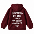 inspired by the fear of being average