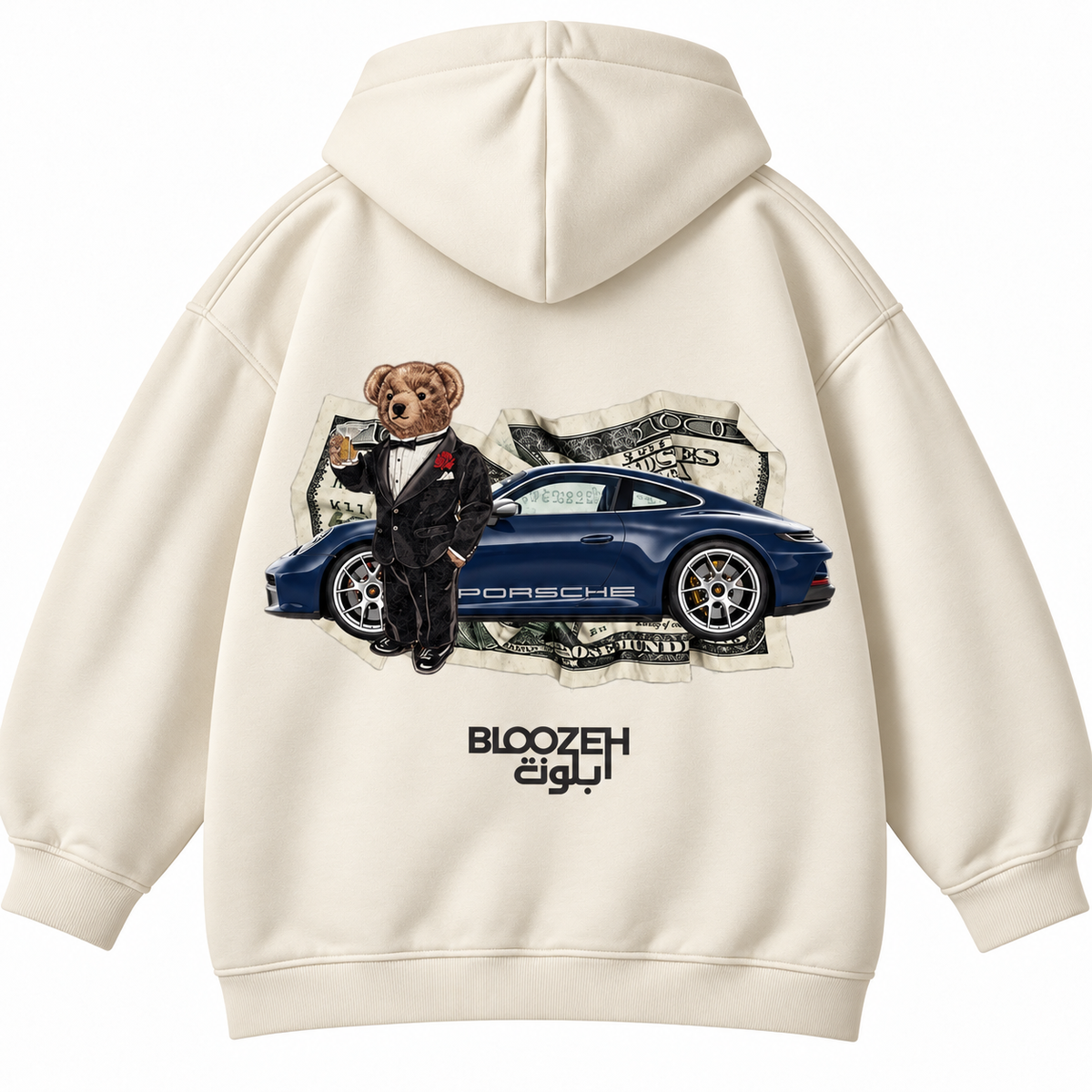 Polo bear with 911 and cash